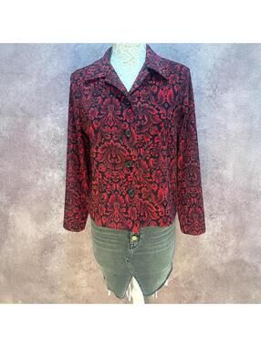 Briggs New York Damask Pattern Jacket